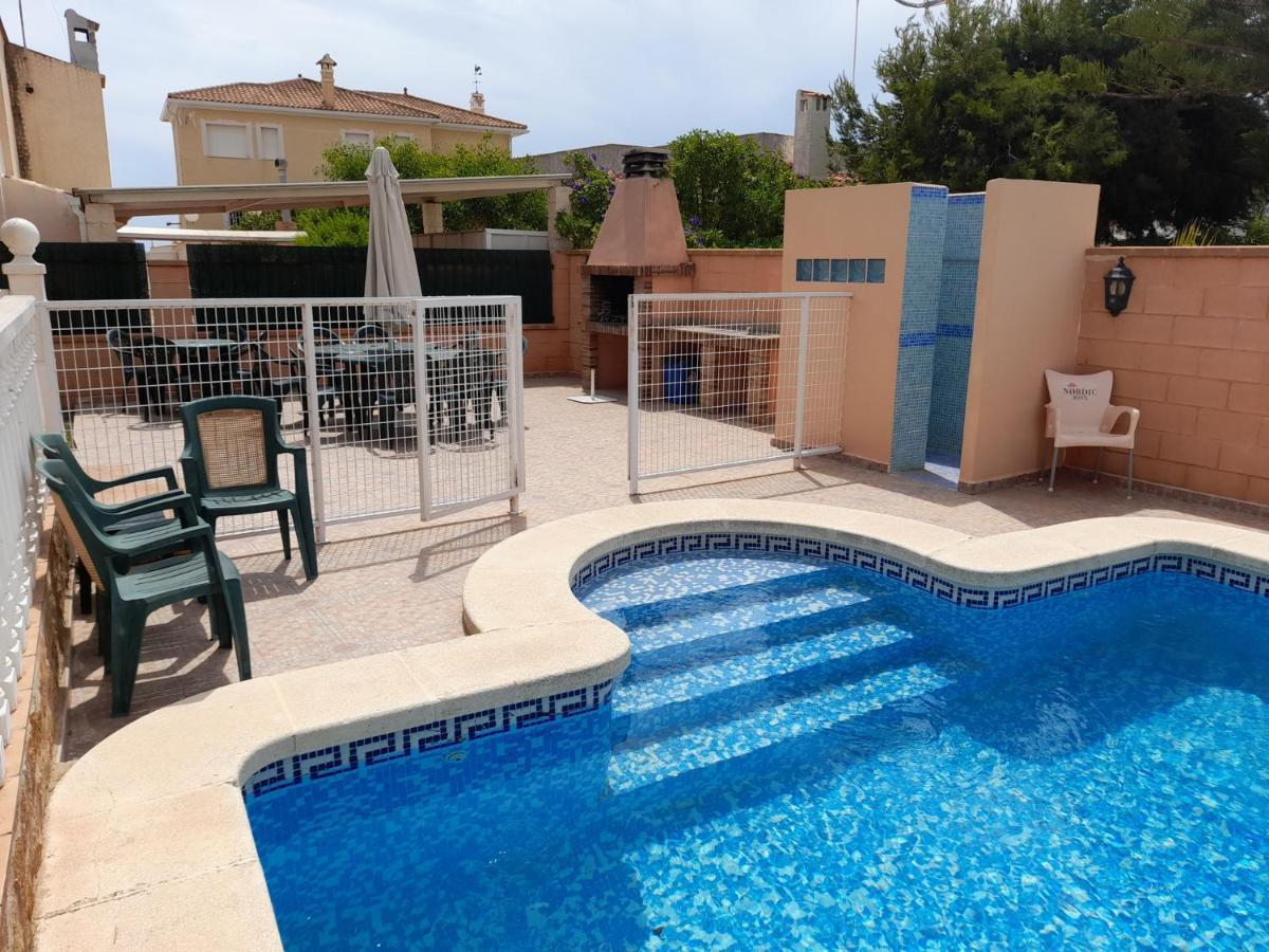 Chalet Muy Cerca De La Playa Con Piscina Privada Dehesa de Campoamor  Zewnętrze zdjęcie